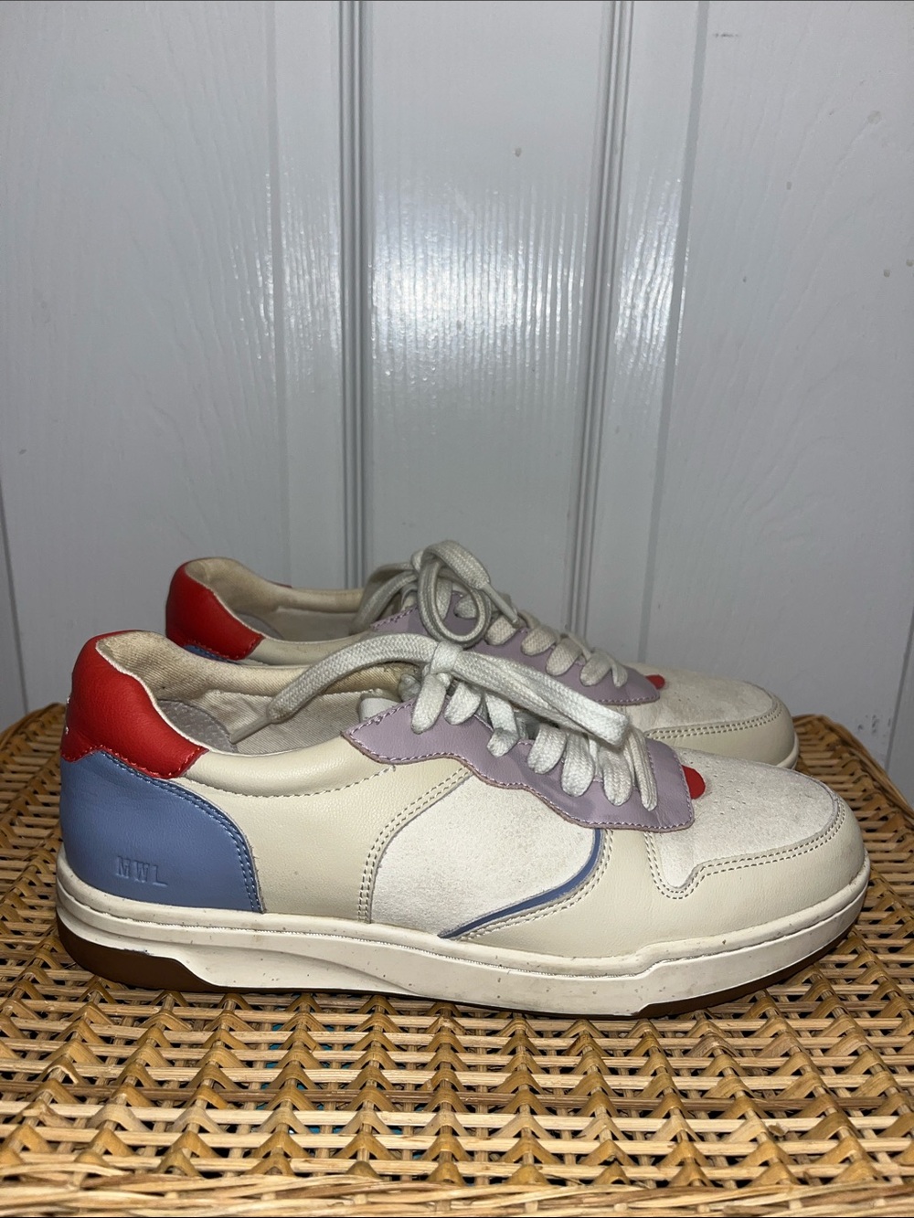 MADEWELL Court sneakers in Colorblock and Nubuck